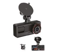 INOX-X604 WİFİ 3 KAMERALI ARAÇ DASHCAM  3 (Ön + İç + Arka) 1.FUL   2. 720     3 . 480  - 1